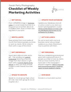 creative marketing activities