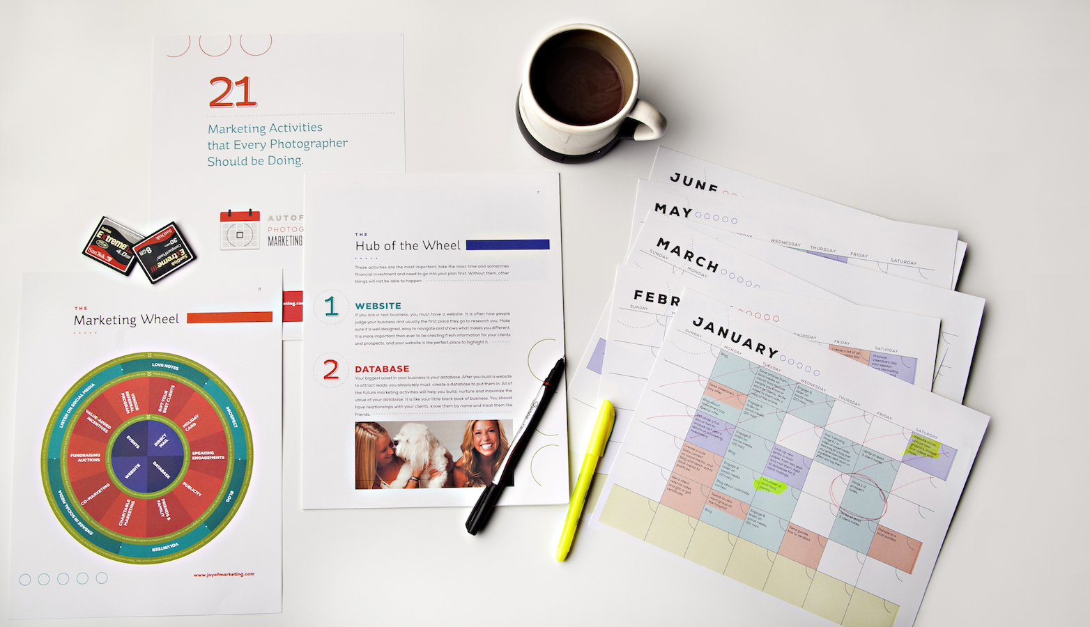 Marketing Calendar for growing a photography business