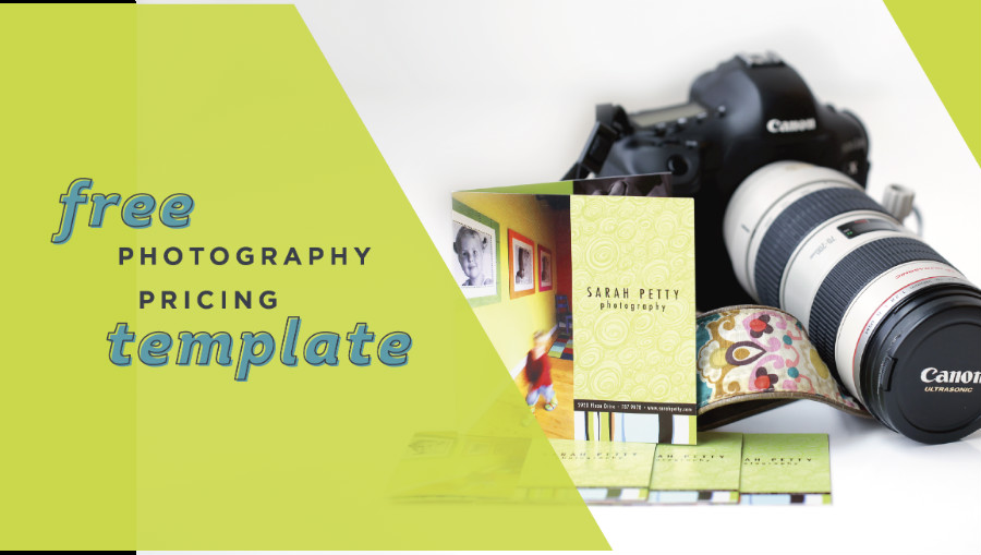 Free photography pricing template