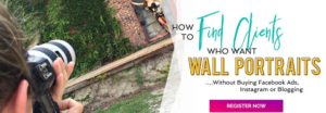 how to find clients who want wall portraits