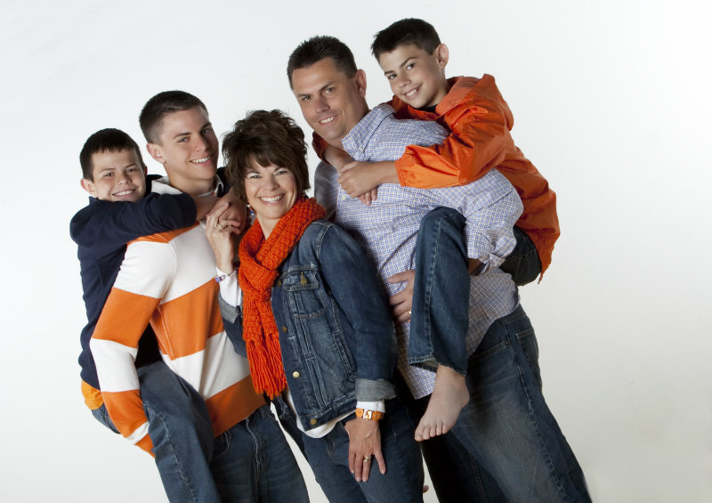 family portraits pose