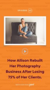 how to rebuild your photography business podcast
