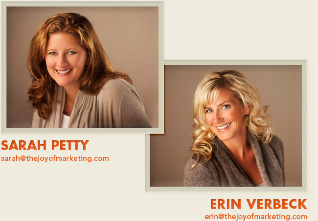 Best selling authors Sarah Petty and Erin Verbeck.